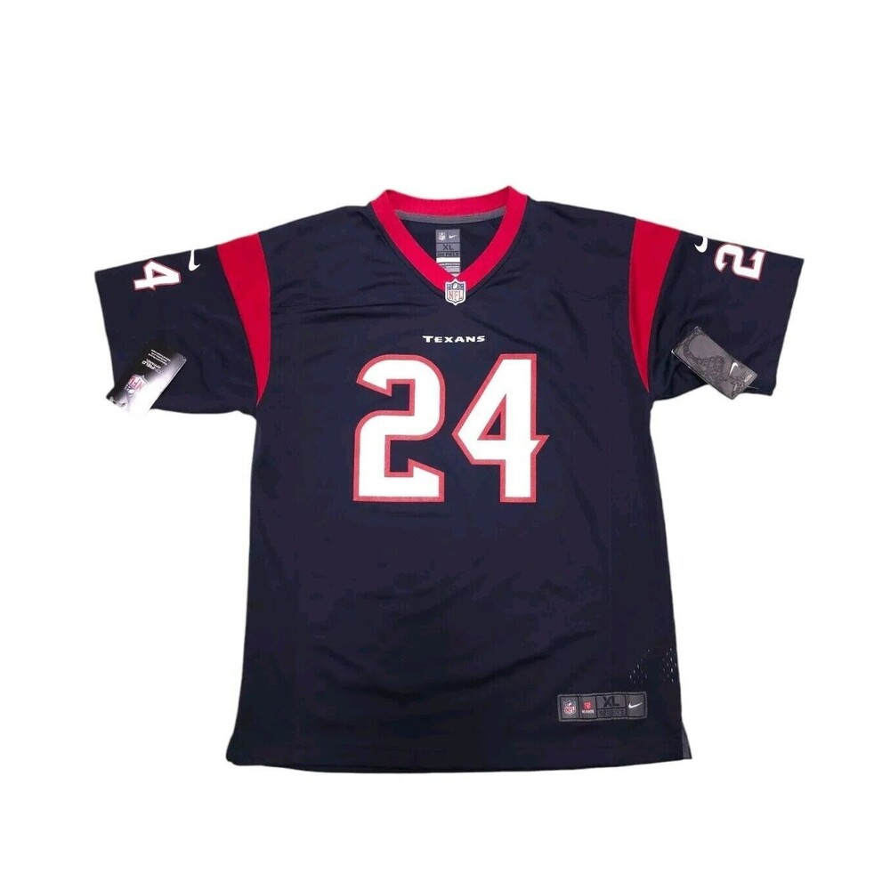 Nike NFL Houston Texans Derek Stingley Jr. #24 Youth Football Jersey Navy Sz XL
